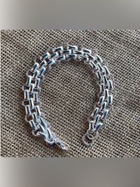 925 Color Silver Geometric Chain Bracelets Link Sterling elegant gorgeous, New